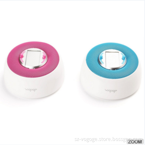 China Vogoge music cake speaker Hi-Fi stereo sound wireless bluetooth speaker with mobile phone holder